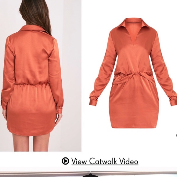 🔥🌸Silky Wrap Style Dress ✨ - Picture 2 of 4